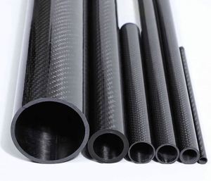 Tubo Redondo de Fibra de Carbono 3K SHENYU - Personalizable en Varios Tamaños para Drones y Uso Industrial - Product Image 6