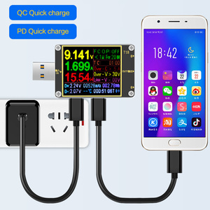 T18 UD18 ATORCH USB3.0 Probador USB de 1.8 Pulgadas, Voltímetro Digital DC, Amperímetro, Voltímetro, Detector de Voltaje para Banco de Energía, Medidor de Voltaje Temporizado - Product Image 2