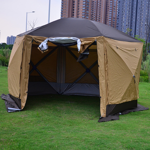 Grande tente yourte en tissu Oxford pour 8 à 10 personnes, imperméable, pour le camping familial, les événements en plein air - Product Image 2