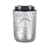 Mug kopi Titanium murni, Tumbler kopi vakum Titanium dinding ganda, desain klasik untuk bepergian