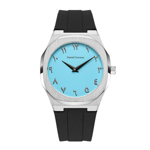 Montre à quartz pour homme MIYOTA 2025, acier inoxydable, étanche 5 BAR, analogique, 24 heures, montre de luxe, bracelet en silicone - Product Image 4