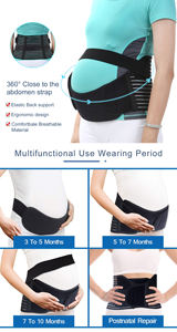<span class=keywords><strong>Ceinture</strong></span> <span class=keywords><strong>de</strong></span> soutien lombaire réglable <span class=keywords><strong>de</strong></span> haute qualité, respirante, OEM ODM, pour la <span class=keywords><strong>grossesse</strong></span> - Product Image 2