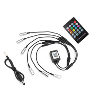 Lumière ambiante intérieure universelle pour voiture 6-en-1, LED, alliage d'aluminium, étanche, à intensité variable, 3500K, blanc chaud, néon