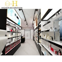 Décoration intérieure de boutique de cosmétiques, présentoir de maquillage moderne personnalisé, vitrine de présentation de cosmétiques, décoration de salle d'exposition de cosmétiques