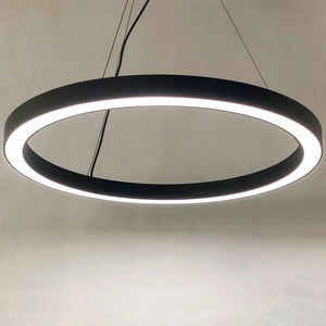 Aluminum Ring LED Circle Ceiling Light Round Chandelier Pendant for Office Decoration - Product Image 2