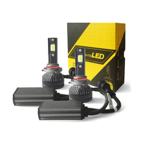 Systèmes d'éclairage automobile T50 H11 H7 H4 haute puissance 60W ampoules de phares LED de voiture 3570 9005 881 D2H Double tuyau en cuivre 9005 881 D2H