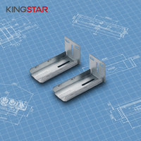 Support de montage arrière KINGSTAR 35 mm en acier pour glissières de tiroir à roulement à billes pour la maison, le bureau, l'appartement, style moderne