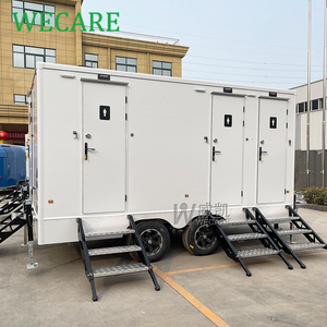 Wecare 3 포장 마차 럭셔리 모바일 휴대용 화장실 트레일러 야외 휴대용 샤워 화장실 모바일 플라스틱 캠핑 - Product Image 1