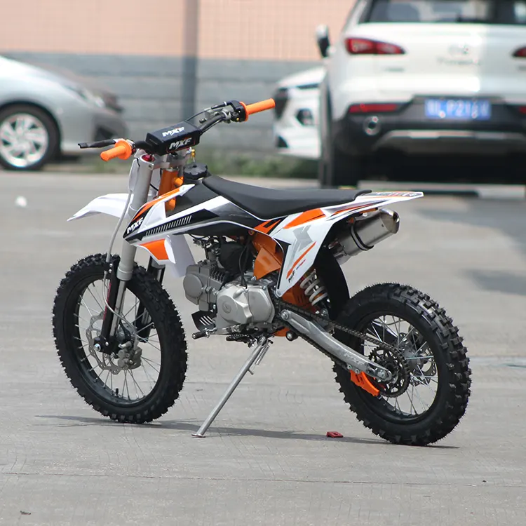 2022 뜨거운 판매 체인 드라이브 중국어 오토바이 미니 모토 크로스 125cc 2 스트로크 먼지 자전거