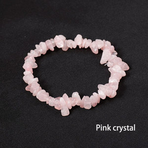 Venta al por mayor de piedra natural amatista verde Aventurina ojos de tigre grava pulsera de cristal de piedras preciosas joyería pulsera - Product Image 6