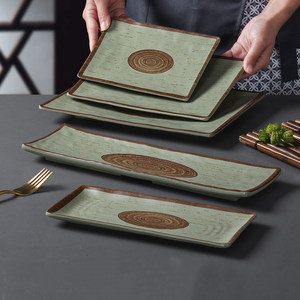 Nouvelle plaque de cuisson rectangulaire de style montagne pour fondue et barbecue, idéale pour le bœuf fraîchement tranché et la viande de fondue en forme d'éventail. - Product Image 2