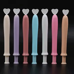 3g New Gel Tube With Love Plug Head Injection Tube Disposable Applicator Anal Vaginal Applicator