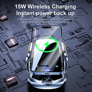 Chargeurs de voiture sans fil rapide 15 W <span class=keywords><strong>chargeur</strong></span> de support de téléphone pour iPhone 15 <span class=keywords><strong>chargeur</strong></span> de voiture sans fil <span class=keywords><strong>Induction</strong></span> infrarouge automatique 2024 chaud - Product Image 5