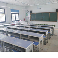 Maison duplex préfabriquée à deux étages de 20 pieds et salle de classe mobile pour les écoles et les centres commerciaux