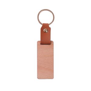 Porte-clés personnalisé avec gravure de nom et logo, artisanat DIY, cadeaux promotionnels d'entreprise, faveurs de mariage, pendentif en bois pour voiture ou sac - Product Image 4