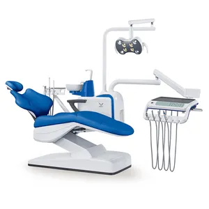 Équipement médical d'hôpital, chaise dentaire avec système de désinfection, approuvé CE ISO