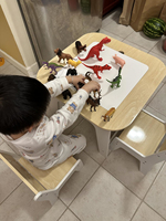 Table d'activités en bois 3-en-1 avec plateau amovible et tableau noir/tableau blanc/pour l'artisanat artistique et la crèche préscolaire