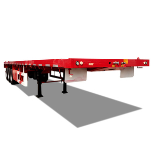 ขายตรงจากโรงงาน รถพ่วงพื้นเรียบแบบ I-Beam 3 แกน รับน้ำหนักมาก สำหรับขนส่งตู้คอนเทนเนอร์ ระบบลมคู่ - Product Image 2