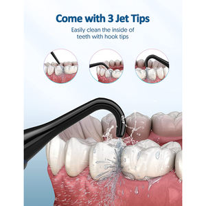 Les médecins professionnels recommandent un fil dentaire à eau sans fil IPX7 avec une tête de pulvérisation déformable qui peut être tournée sans fil - Product Image 6