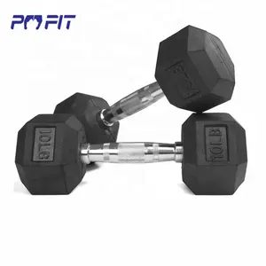 Groothandel Hexagon Rubber Gecoat 12.5Kg 15Kg Dumbbell Guangzhou Shandong Rizhao Hex Halter