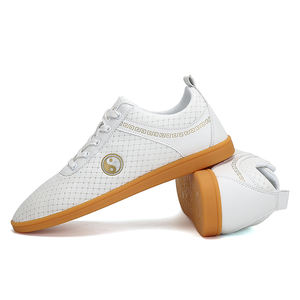 Chaussures d'entraînement respirantes personnalisées unisexes pour arts martiaux, kung-fu, tai-chi, semelle souple, dessus en PU, semelle en caoutchouc, printemps, toutes saisons - Product Image 5