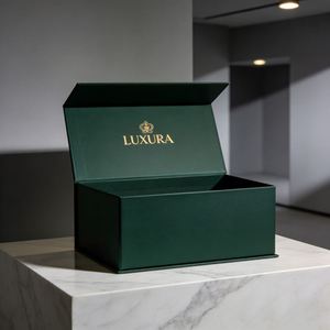CRD Magnetic <b>Ring</b> <b>Box</b> <b>for</b> Jewelry Custom Logo Velvet Insert Rigid Paper Packaging Folding <b>Gift</b> <b>Box</b> Wholesale - Product Image 2