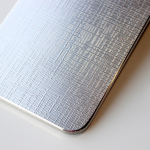 <span class=keywords><strong>Lamiera</strong></span> in Acciaio Inox 304 Antigraffio con Texture <span class=keywords><strong>Goffrata</strong></span> per Pannelli Interni, Saldatura, Piegatura, Taglio Personalizzato 0.3-10mm - Product Image 4