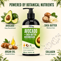 Shampoo Herbal à l'Avocat Marque Privée Adapté aux Cheveux Secs