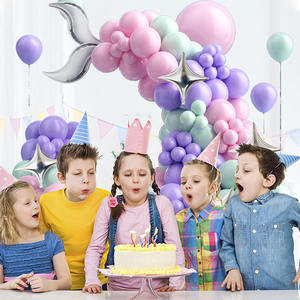 Rosa viola palloncino ghirlanda kit forniture per feste idee ragazze sirena tema decorazione di compleanno per sirenetta idee per feste - Product Image 4