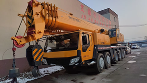 Giá bán thật chất lượng cao sử dụng qy100k 100 tấn tất cả các cần cẩu xe tải địa hình để xây dựng thành phố - Product Image 3