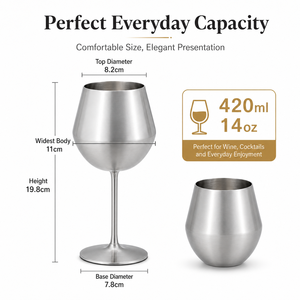 <span class=keywords><strong>Verre</strong></span> <span class=keywords><strong>à</strong></span> vin <span class=keywords><strong>en</strong></span> acier inoxydable détachable de 420 ml, gobelet <span class=keywords><strong>à</strong></span> vin de qualité alimentaire <span class=keywords><strong>à</strong></span> double paroi, <span class=keywords><strong>en</strong></span> stock, couleur personnalisée disponible - Product Image 6