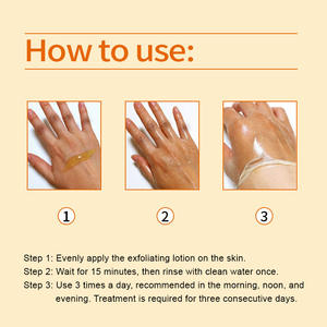 Huile exfoliante extra forte HQ Mixed Proc Discount pour peau foncée, corps, visage, mains, exfoliante, éclaircissante, blanchissante, sérum peel-off - Product Image 3