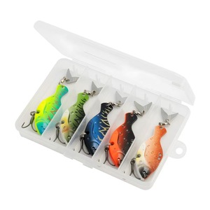 Lot de 5 leurres VIB en métal pour lancer longue distance, leurres artificiels bioniques pour la pêche au bar, au <span class=keywords><strong>brochet</strong></span> et aux poissons prédateurs - Product Image 6