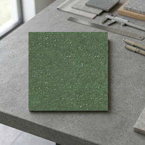 Carreaux de sol et de mur en porcelaine Soon Ceramic Classico Green 600x600mm, antidérapants, design traditionnel, surface brillante, utilisation extérieure - Product Image 3