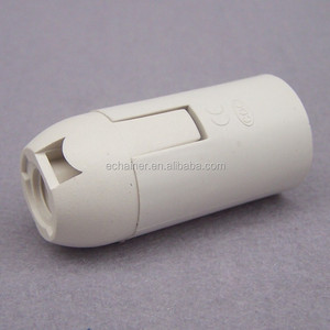 Prix d'usine Plastique <span class=keywords><strong>E14</strong></span> Plastique Blanc ou <span class=keywords><strong>Noir</strong></span> Base de support de lampe - Product Image 2