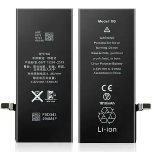 100% Telefoonbatterij Met Volledige Capaciteit Voor iPhone-Batterij 5 5S Se 6 6Plus 6S 6sp 7G 7P 8G 8P X Xs Max 11 12 13 Pro Max