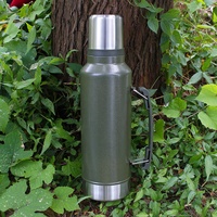 WUJO-taza de acero inoxidable de doble pared, personalizada, de Corea del Sur, con Bombilla, 1800ml