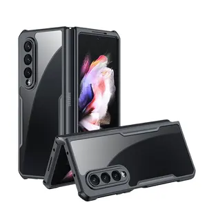 Xundd For Samsung Galaxy Z Fold5 Case,For Galaxy Z Fold 5 4 3 Phone Cover Shockproof Protective Shell Transparent Clear Cases