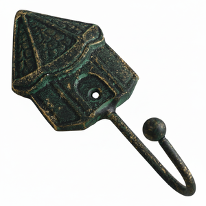 Crochets muraux pour vêtements, 10 pièces, Design en métal, décoration murale peinte pour suspendre petits vêtements Vintage, crochets pour chapeaux - Product Image 1