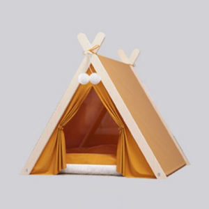 Hersteller Großhandel Custom Logo <span class=keywords><strong>Outdoor</strong></span> Faltbare Tragbare Camping Hunde zelt Massives Muster aus Holz OEM Option - Product Image 5