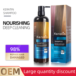 Set di <span class=keywords><strong>Shampoo</strong></span> e balsamo <span class=keywords><strong>alla</strong></span> <span class=keywords><strong>cheratina</strong></span> per la riparazione dei capelli secchi e danneggiati - Product Image 2