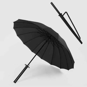 Promoción 8K/16K/24K espada samurái japonesa Paraguas sol lluvia mango largo <span class=keywords><strong>Katana</strong></span> Paraguas - Product Image 2