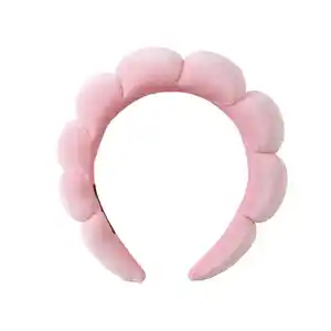 Colorful Circle Advanced Sense Handmade Cute Cartoon Square Hair Accessories Sweet Sponge Female Headband
