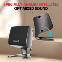 Altavoz Multimedia Microlab 2.1 Canales con Bluetooth para Computadora M108U