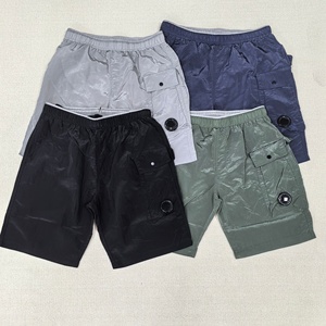 2026 Luxury Casual Fashion Canvas Nylon CP Shorts <b>Elastic</b> Waist Anti-Wrinkle Breathable Waterproof Summer Loose Fit Company - Product Image 4