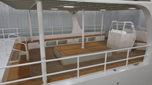 Yate de Vela de Aluminio de 12 <span class=keywords><strong>Metros</strong></span> con Certificación CE, Barco de Pasajeros con Capacidad de Pesca para Recorridos Turísticos Costeros y Lacustres - Product Image 2