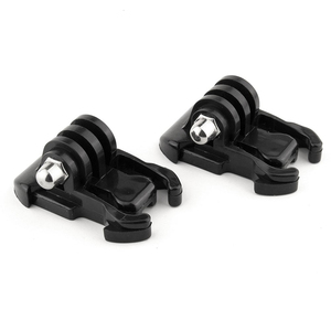 Adaptador de montaje para <span class=keywords><strong>GoPro</strong></span> <span class=keywords><strong>HD</strong></span> Hero 6 5 4 3 2 1 3 + Cámara, hebilla de liberación rápida, soporte básico, hebilla plana, Base para casco - Product Image 5