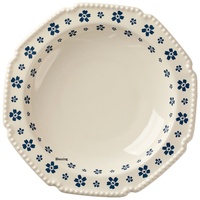 Offre Spéciale – Ensemble de vaisselle haut de gamme en céramique motif floral perlé rétro, bleu cerisier (bols à riz et assiettes)