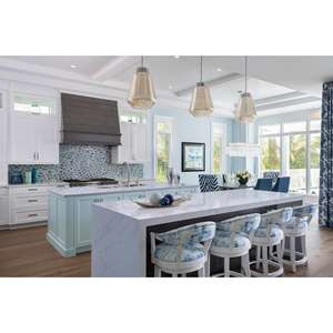 באיכות גבוהה קוורץ בגודל גדול, קוורץ אבן מלאכותית לבנה קוורץ מהונדסים קוורץ למטבח - Product Image 6