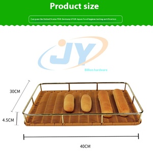 KHÁCH SẠN tự chọn PP nhựa bánh mì hiển thị Giỏ hình chữ nhật Snack bánh mì container thực phẩm nướng bánh mì đóng gói thùng carton - Product Image 4